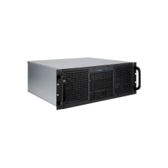 Inter-Tech IPC 4U-40240 Rackmount ATX Case - Sleek Black Design, Optimal Cooling, No Power Supply Included - SKU: 4260455645942